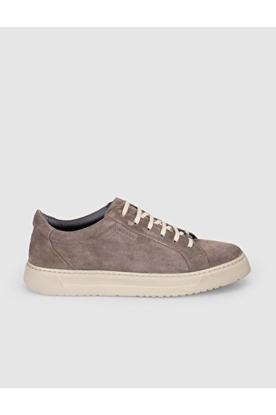 Cabani Men's Mink Genuine Suede Leather Sneaker Shoes