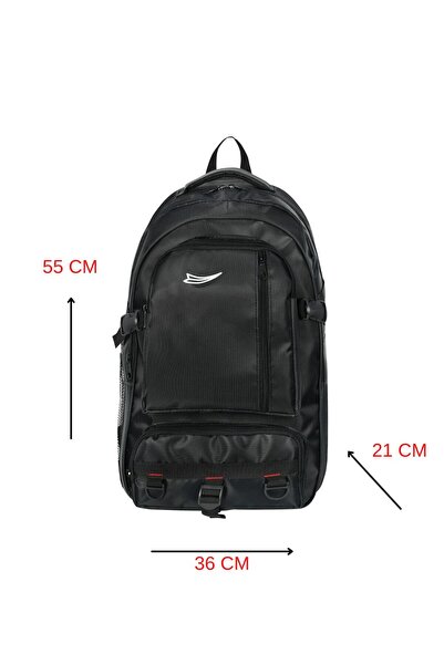 GALB LEATHER Extrem Series Black Orthopedic Camping Travel and Hiking Backpac...