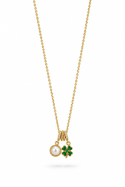Rossetto Atelier Gold Lucky Pearl Necklace