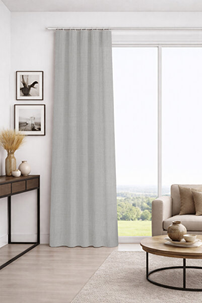 Premier Home Riva Gray Тюлена завеса по поръчка 140X260 с 1x3 плисе