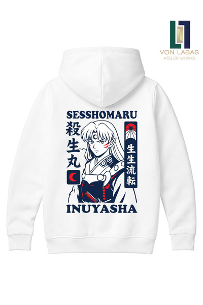 Grafftee Clothing Φούτερ Inuyasha Anime με στάμπα και 3 κλωστές, Premium ποιό...