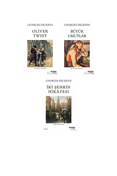 Kronik Kitap Charles Dickens - İki Şehrin Hikayesi - Oliver Twist - Büyük Umu...