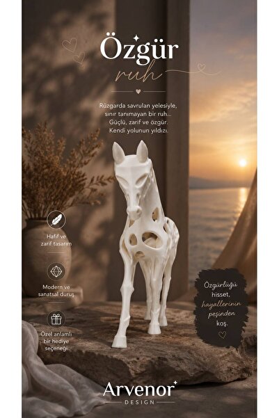 Özgür Ruh | 15cm | Dekoratif Biblo | 3D Baskı