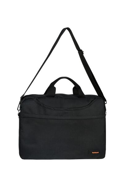 GALB LEATHER Daily Use Black 15.4 Inc Multi-Purpose Laptop and Briefcase