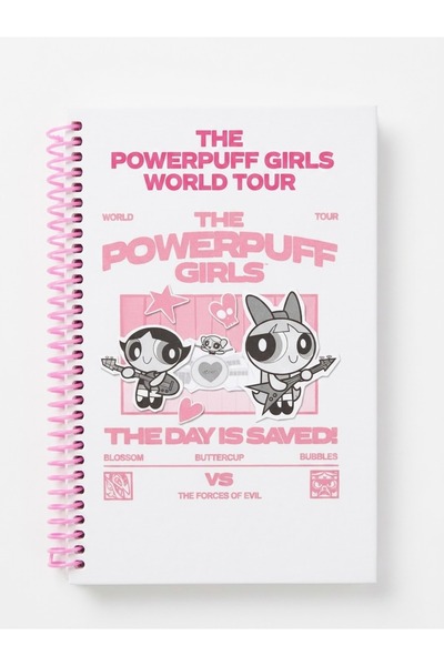 Space Powerpuff Girls Kareli Defter