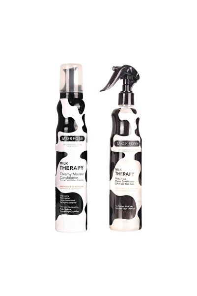Morfose Therapy Besleyici Saç Bakım Köpüğü 200ml ve Fön Suyu 400ml Yıpranmış ...