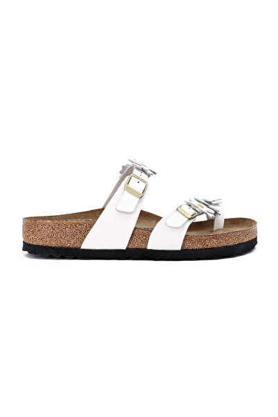 Birkenstock Mayari Flower Embellishment 1032043 Women's Slippers White