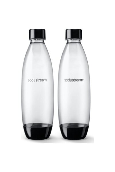sodastream Set 2 siguranțe sticle negre 2 x 1 l, transparente