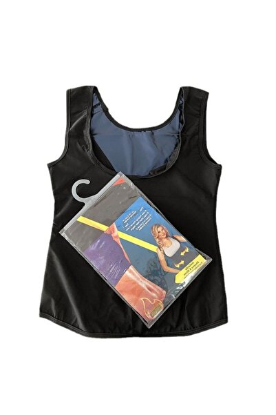 Generic Vestă de saună pentru bărbați, cu uscare rapidă, confortabilă, compre...