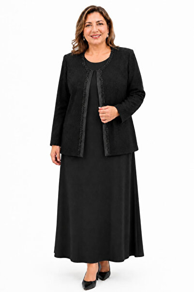 bihan store Women's Sandy Dress with Straps and Stone Detail on the Collar Ev...