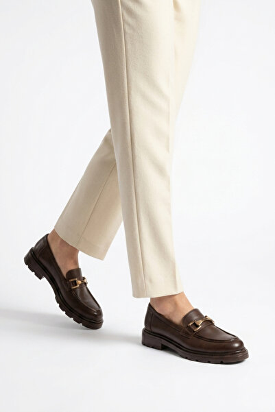 Eysha Pantofi de damă tip loafer, cu cataramă, talpă groasă, zilnic, casual, ...
