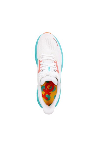 hoka Arahi 7 1147851-FQG Kadın Spor Ayakkabı Beyaz Pastel Yeşil