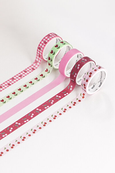 Matt Notebook Set de 5 benzi de hârtie Washi Tape