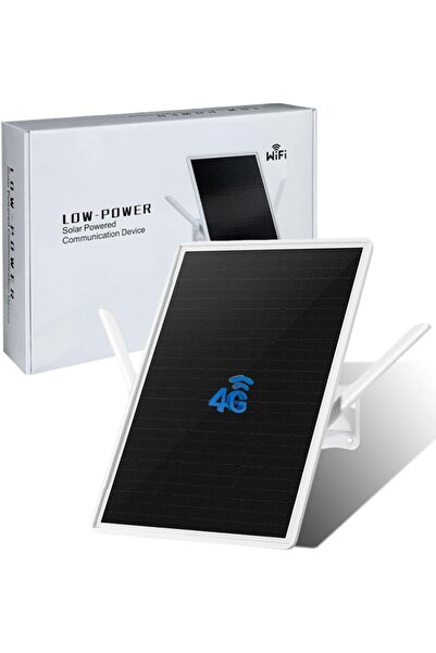 LCLCTEK 4G LTE Solar Router for Outdoor, 2.4 GHz WiFi Hotspot 150 Mbps, 26000...