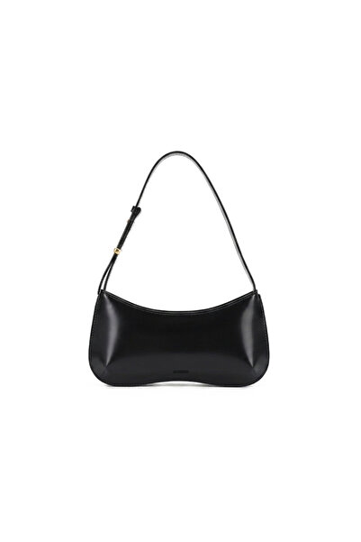 JACQUEMUS Le Bisou BAW00442AC18A01-990 Kadın Omuz Çantası Siyah
