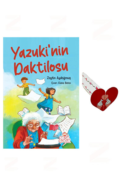 Nesil Çocuk Yayınları Zeytin Aydoğmuş Yazukinin Daktilosu Özel Tasarım Kalp A...