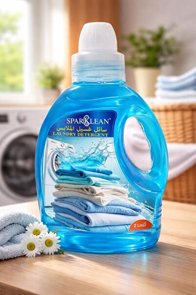 SPARKLEAN Liquid Laundry Detergent, Deep Cleaning, Color Safe, Fresh Scent, G...