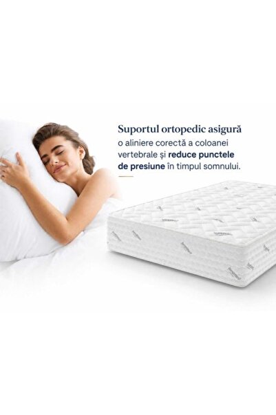 Nova House Saltea Comfort Fit HoReCa, 160x200, 30 cm înălțime, cu arcuri individuale și spumă cu memorie