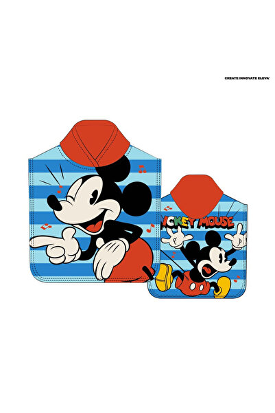 Disney Мики микрофибърна кърпа пончо