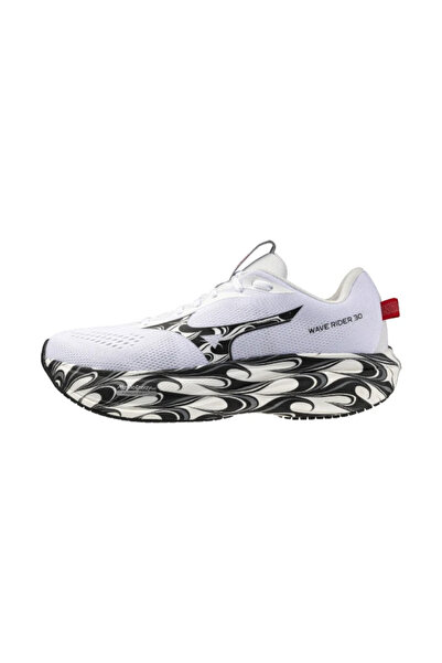 MIZUNO Wave Rider 30 Unisex Running Shoes White / Black