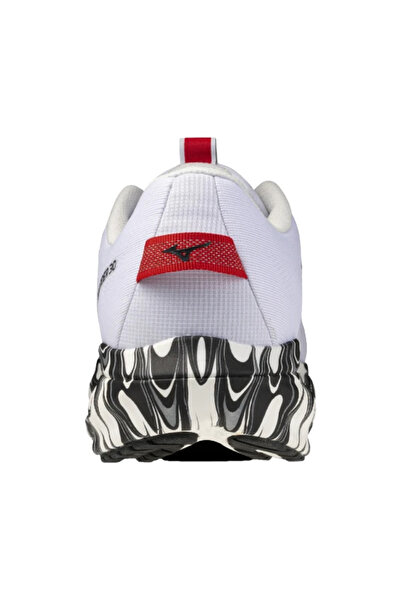 MIZUNO Wave Rider 30 Unisex Koşu Ayakkabısı Beyaz / Siyah