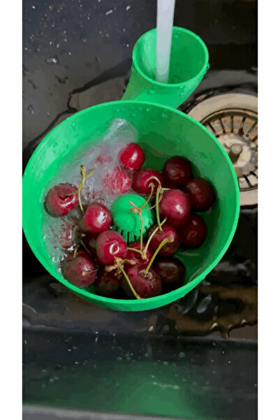 DU&ER Small 14X14 cm Vegetable and Fruit Washing Bowl with Strainer Fruit and...