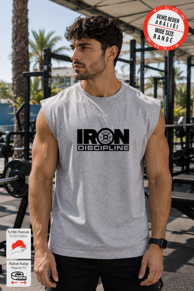 BESSA Karmelanj Iron Printed Sports Athlete T-Shirt Crew Neck Cotton Single J...