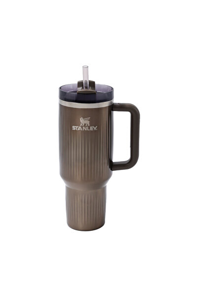 Stanley Quencher H2.0 Fluted 10-13002-012 Pipetli Termos 1,18 L Kahverengi