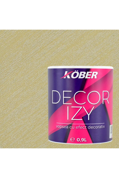 Kober Vopsea decorativa, Decor, efect sidefat si texturat, 0.9 litri