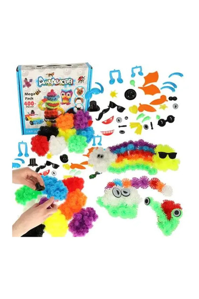 MANDU Bunchems Creative Velcro 436 bucăți