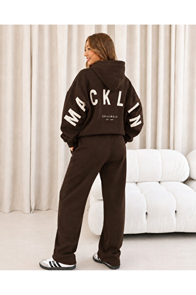 darkopia Unisex Men's Women's m a C K L I N Back Printed Oversize 3 Thread Ho...