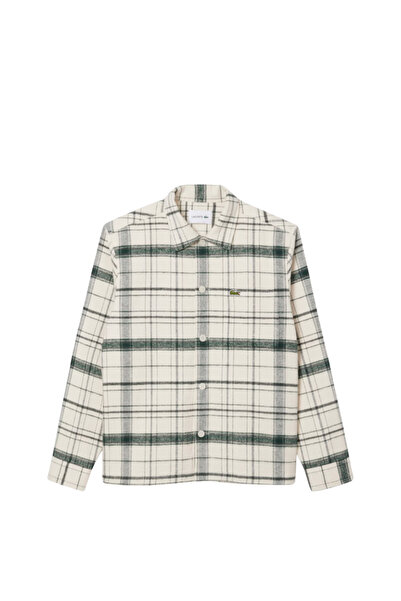 Lacoste Cotton Plaid Men's Shirt