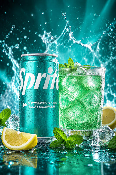 Sprite Lemon & Mint 185 ml, bax 10 doze, Sprite, bautura racoritoare carbogazoasa