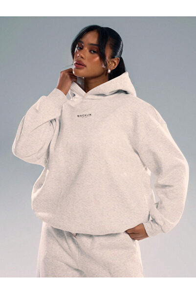 darkopia Unisex Men's and Women's Macklin Minimal Printed Oversize 3 Thread H...