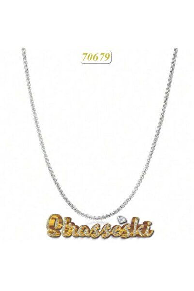 OEM Ανδρική αλυσίδα λαιμού 60 εκ. μήκος, πάχους 0.25 εκ., ασημί από ατσάλι.