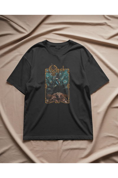 buzagi Opeth Oversize Unisex Siyah Tişört