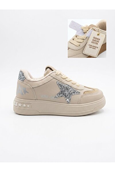Hayo Velcro Decorative Laces Gold Embroidered Girls' Comfortable Lightweight ...