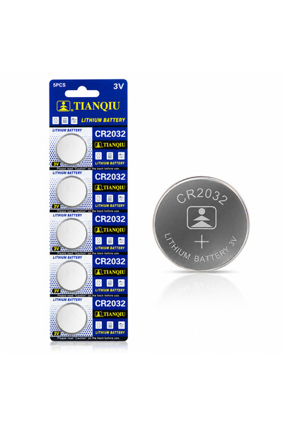 Genel Markalar CR2032 3V Lityum Düğme Pil 5'li Paket – CR 2032 Pil
