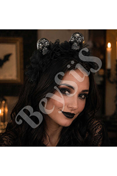 BeySüS Coroană de Halloween cu craniu