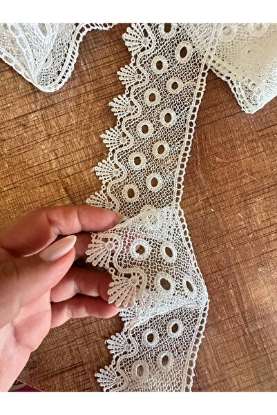 Gönülden Tasarım 100X7 cm White Lace Ribbon Sewing Accessory