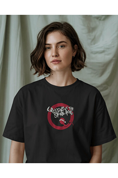 buzagi Queens of the Stone Age Regular Unisex Siyah Tişört