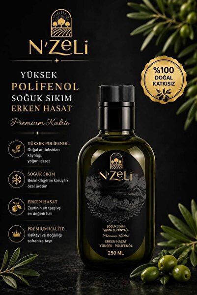 Premium Polifenol Sızma Zeytinyağı 250 ml