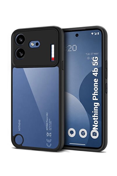 Wtech Nothing Phone (4b) 5G 2026 Premium Hybrid TPU Silicone with Raised Came...