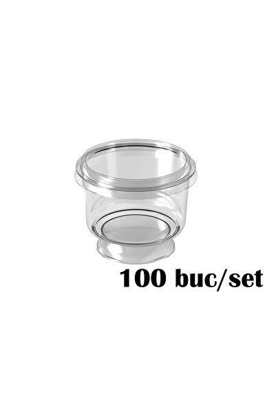 HORECA Transparent Dessert Cup Arissa + Lid 10pcs