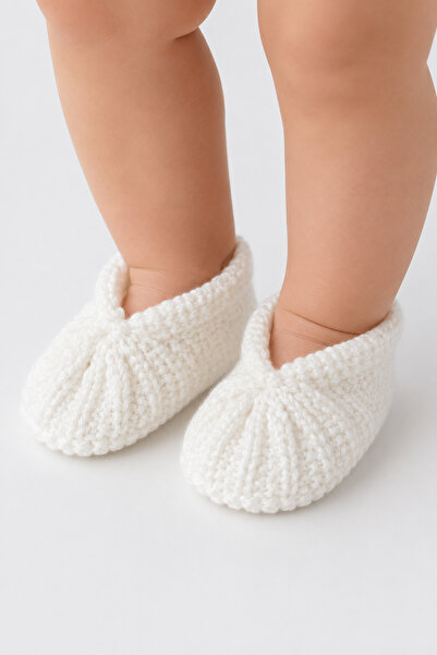 İpeksi Collection Hand Knitted Baby Booties Gift