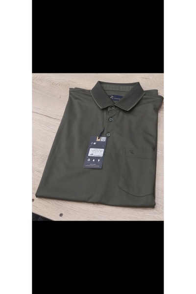 Cinar erkek giyim Men's Polo Collar Pocket T-Shirt Plus Size Oversized Short ...