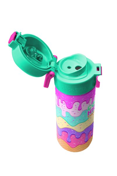 Lucky Love Children's Patterned School Kindergarten Primary School Steel Thermos with Folding Spout - 650 ml