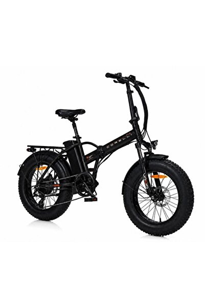 Corelli Truva Rım 20 Jant 42K Folding Fat Bike Elektrikli Bisiklet Siyah