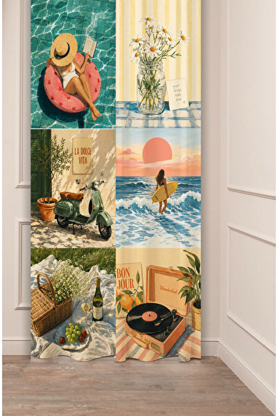GREENDECOR La Dolce Vita & Nostaljik Yaz Günlükleri Kolaj Eternal Summer & Su...