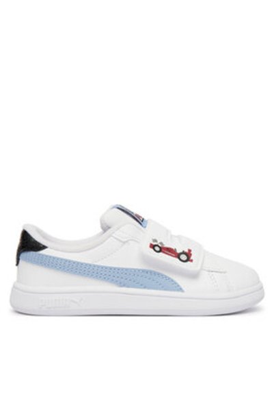 Puma Sneakersy Smash 3.0 Racing Crew V 408386 01 Alb